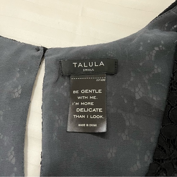 Aritzia Talula Betty Lace Tank Top Black / Grey size Small - Picture 11 of 15
